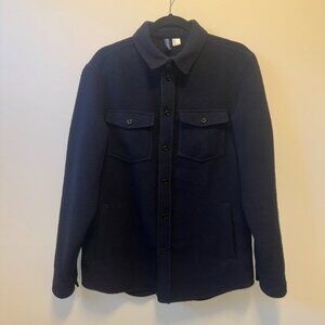 Navy Blue Shirt Jacket